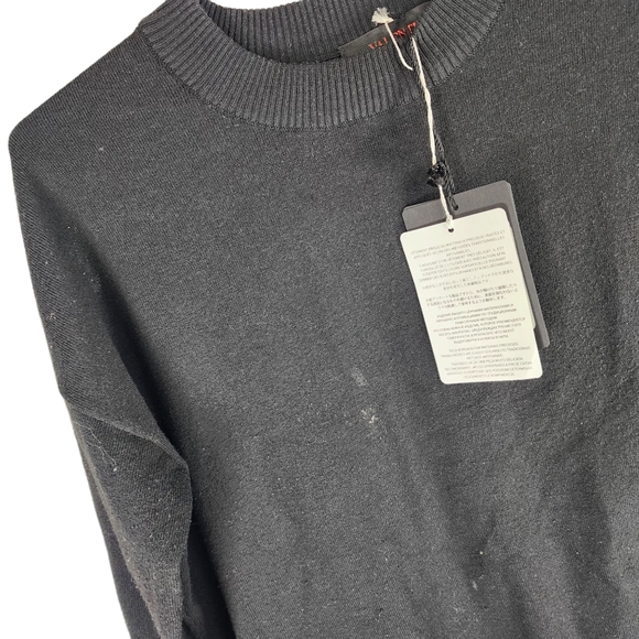 VALENTINO Womens Small Pullover Crewneck Sweater Ribbed Trim New Nwt Flawed - Picture 7 of 8